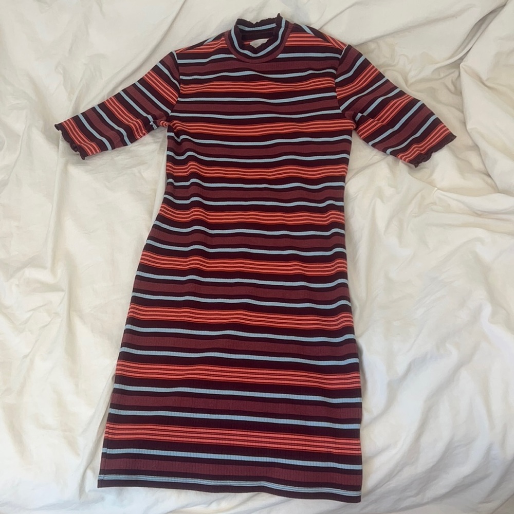Urban Outfitters striped bodycon dress